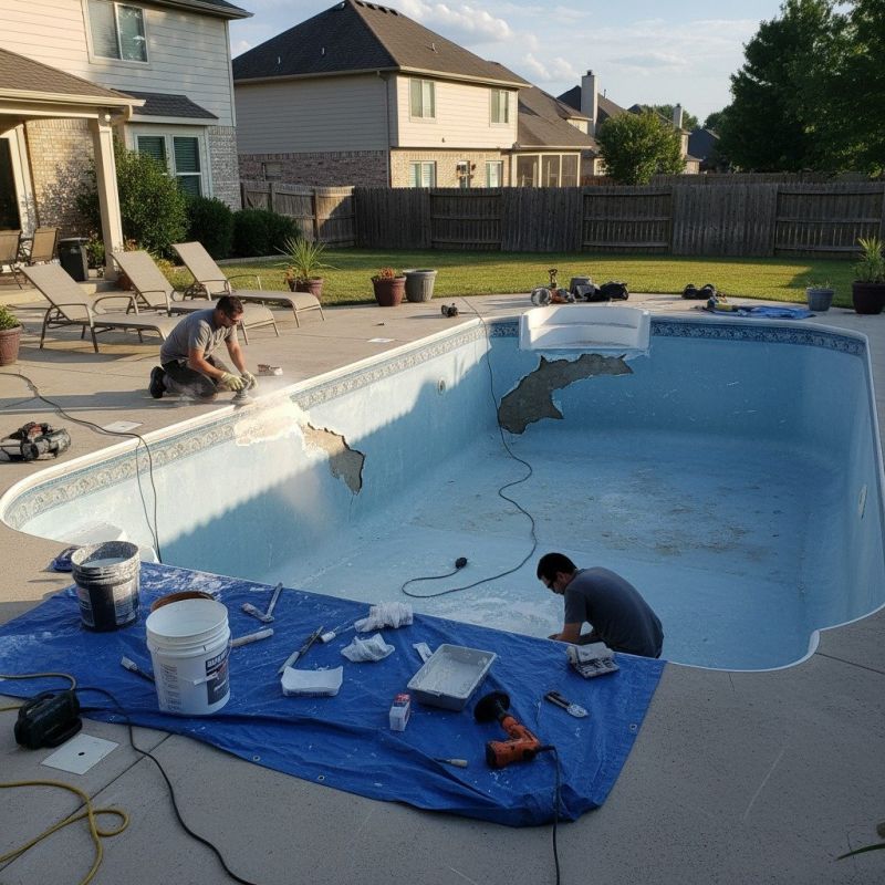 Concrete Pool Patio Repair