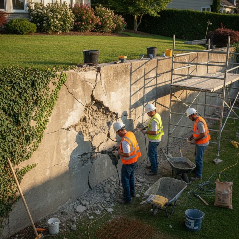 Concrete Wall Repair detail